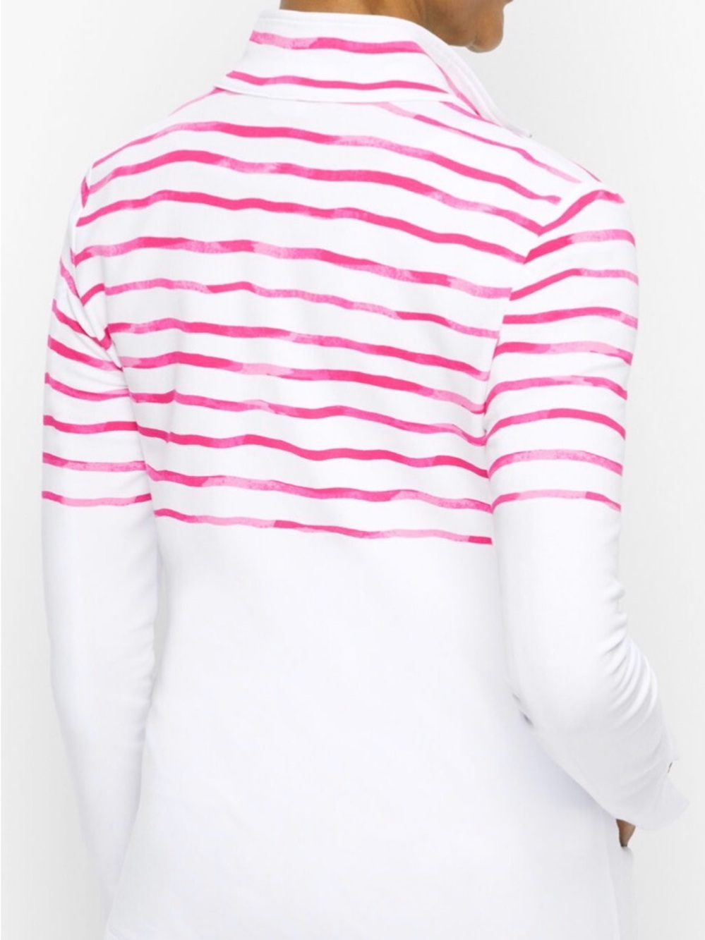 T by Talbots Mockneck Jacket - Wavy Tie-dye (M) - Picture 2 of 11